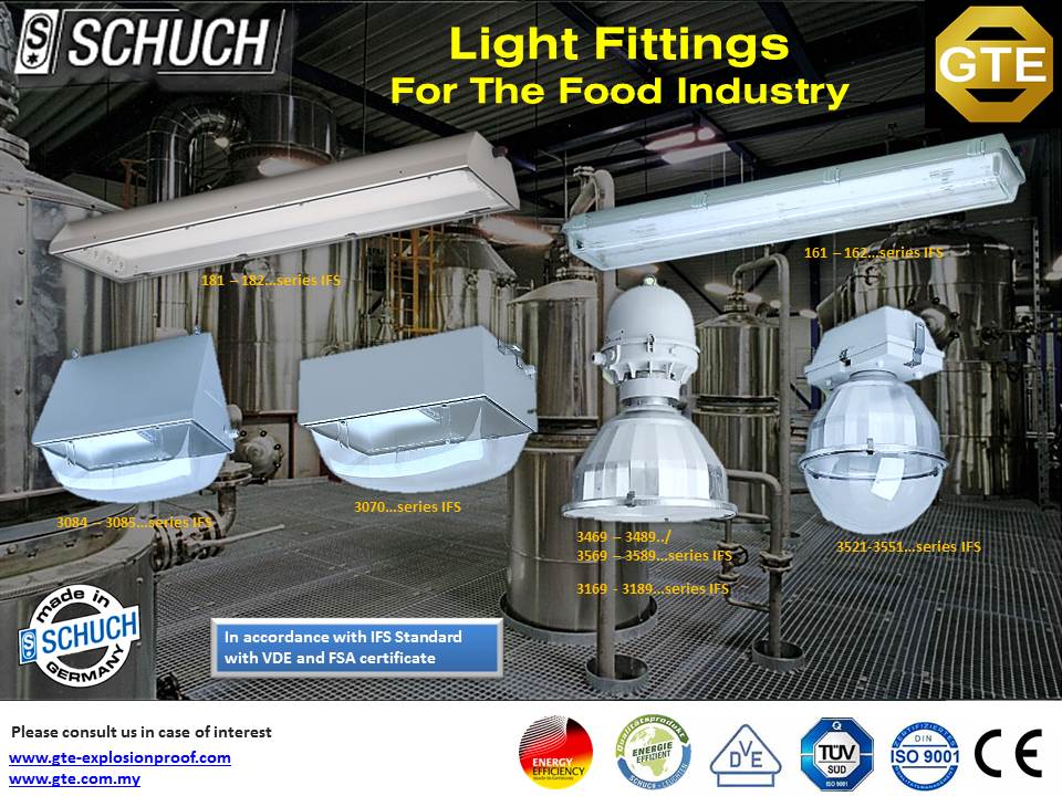 SCHUCH LIGHTING FOR FOOD INDUSTRY