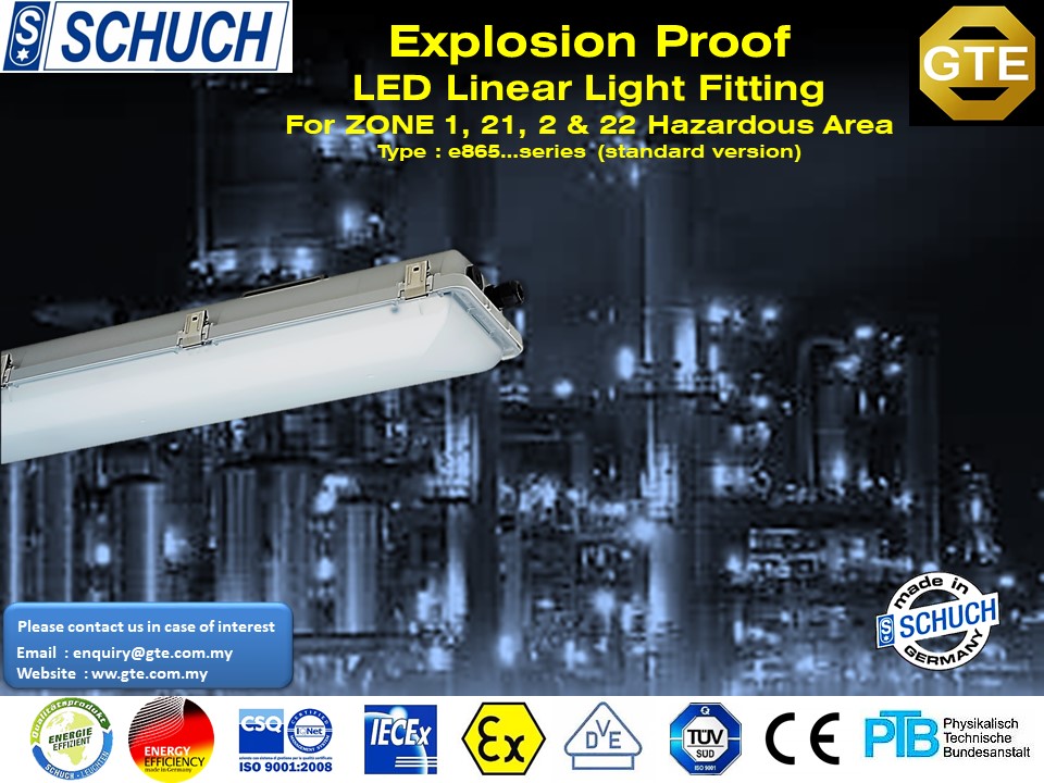 SCHUCH e865...LED LINEAR FITTING