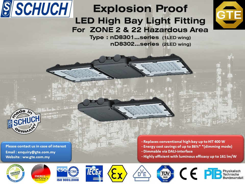 SCHUCH nD 8301_ nD 8302....LED HIGH BAY FITTING 2020